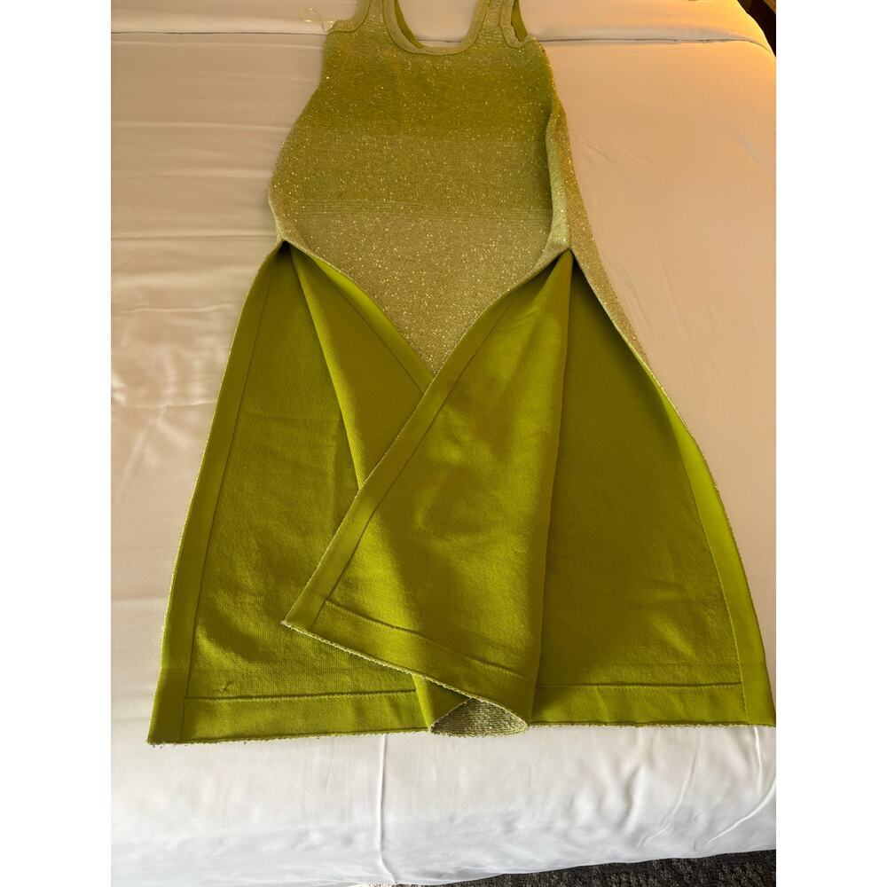 St. John Sequin Knit Maxi Dress SZ L - Picture 8 of 12